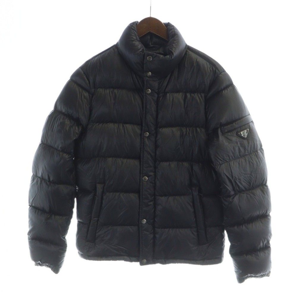 プラダ PRADA SGJ258 ダウンジャケット ジップアップ トライアングル