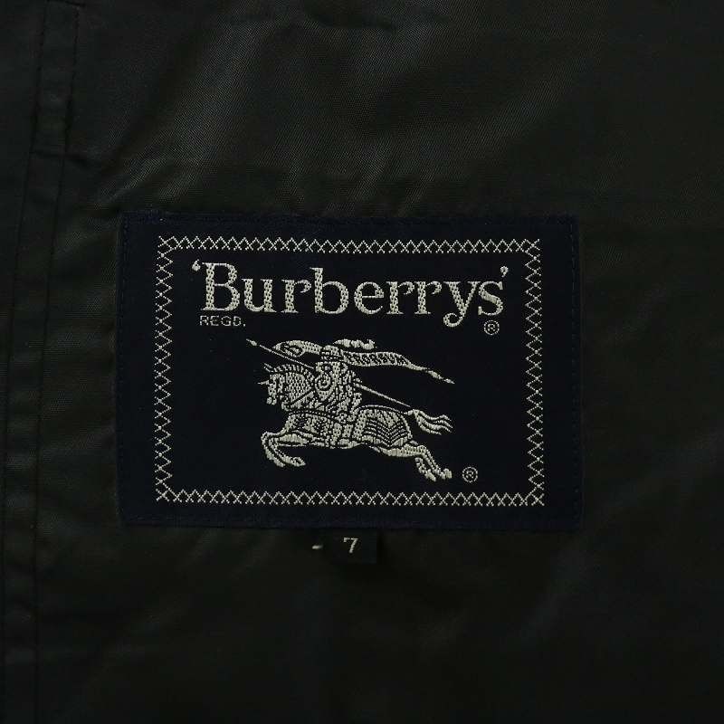 バーバリーズ Burberrys ステンカラーコート ナイロン 背抜き ミドル