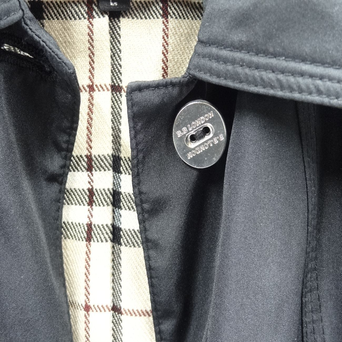 美品　バーバリーロンドン　コート　ベルト　ブラック　ノバチェック　アンゴラ65% 美品 バーバリーロンドン コート ベルト ブラック ノバチェック