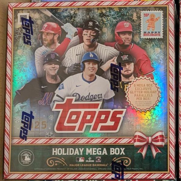 2025 TOPPS HOLIDAY MEGA BOX MLB（メジャーリーグ）トレーディング