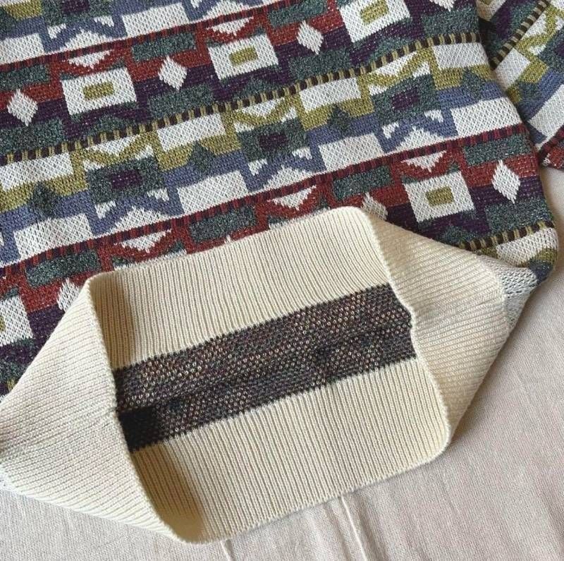 90s vintage ヴィンテージ古着 幾何学柄 ネイティブ柄 マルチカラー