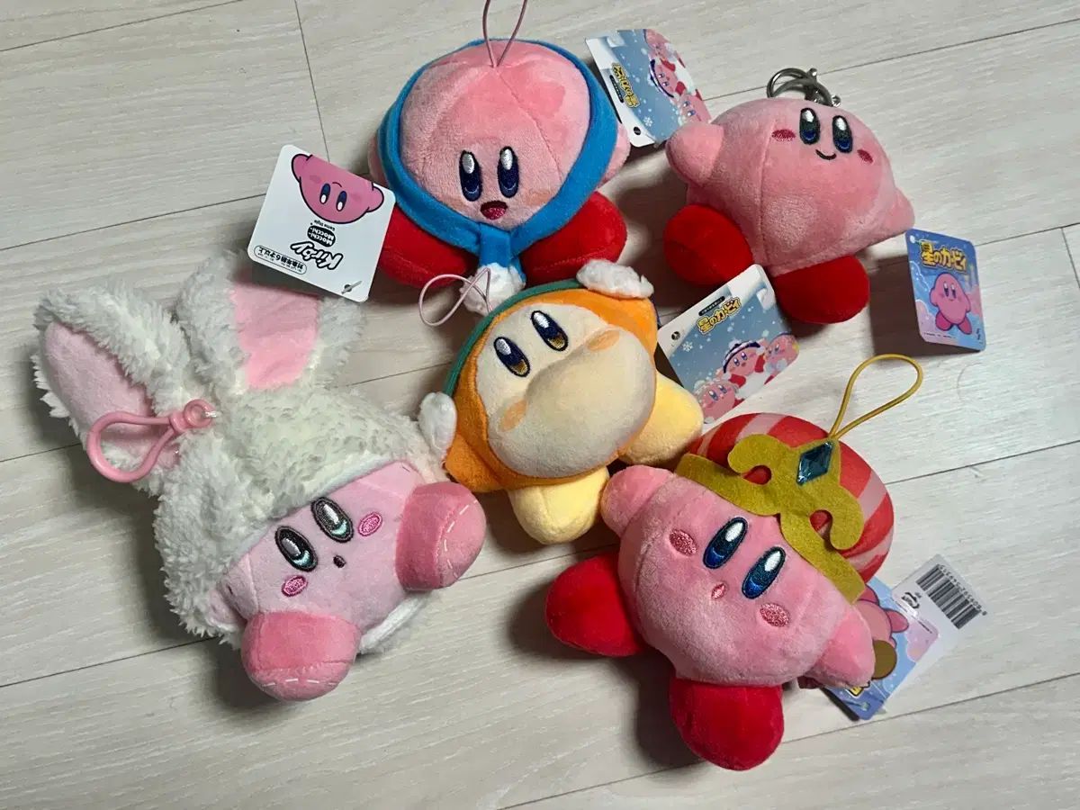 星のカービィ ぬいぐるみキーホルダー 5種セット