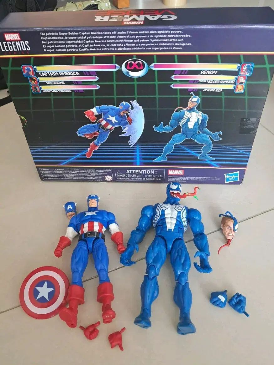 マーベルレジェンド キャプテンアメリカ ヴェノム - メルカリ
