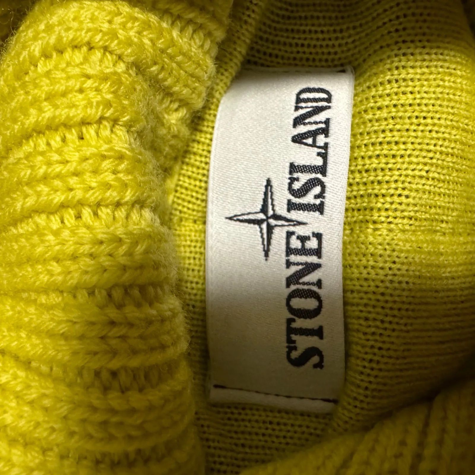 【美品】ストーンアイランド スウェットブルゾン ロゴワッペン イエロー 11SS 美品】ストーンアイランド スウェットブルゾン ロゴワッペン イエロー
