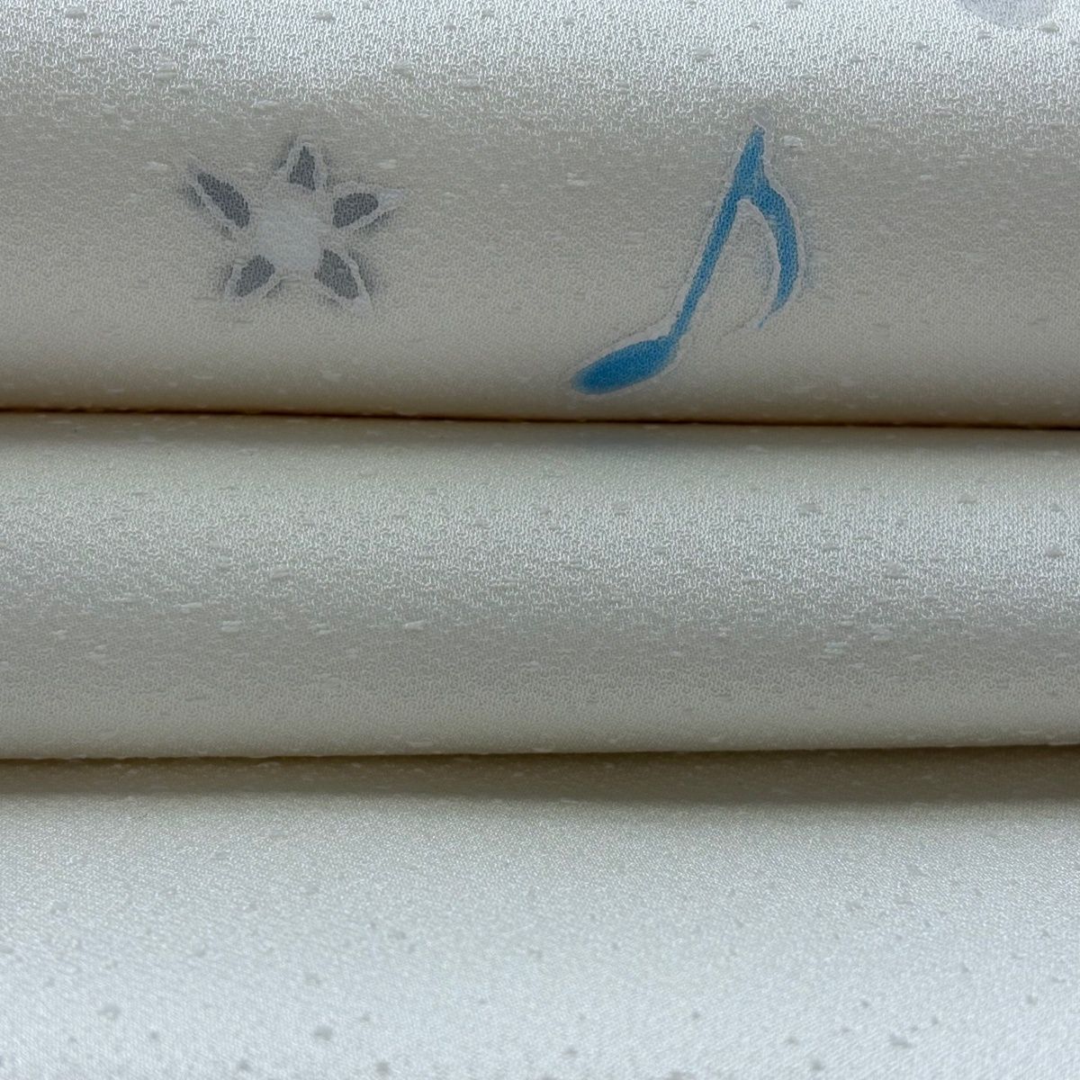 開き名古屋帯 逸品 落款 うさぎ 南天 クリーム 正絹 【中古】 - メルカリ