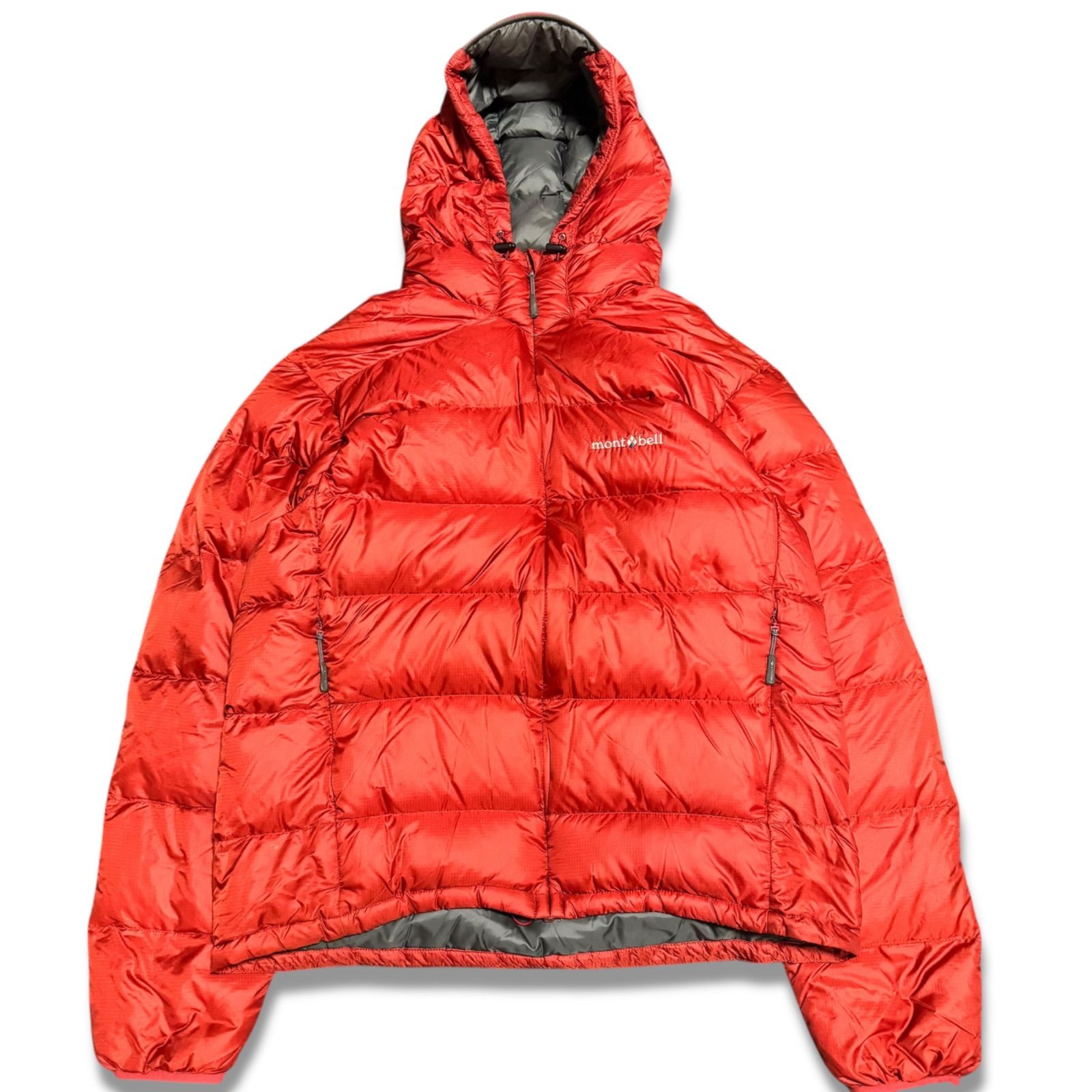 mont bell モンベル ライトアルパインダウンジャケット 赤 レッド
