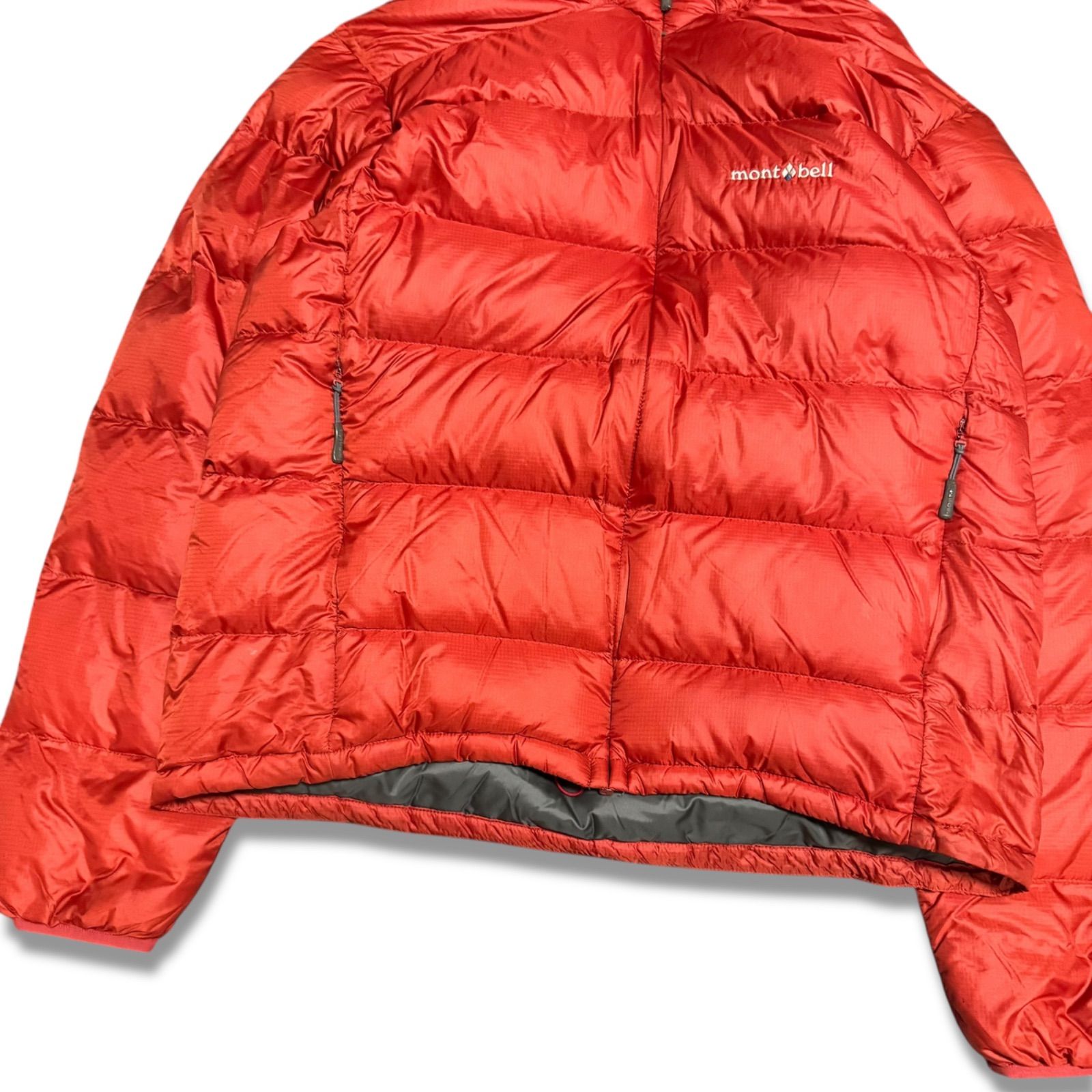 mont bell モンベル ライトアルパインダウンジャケット 赤 レッド