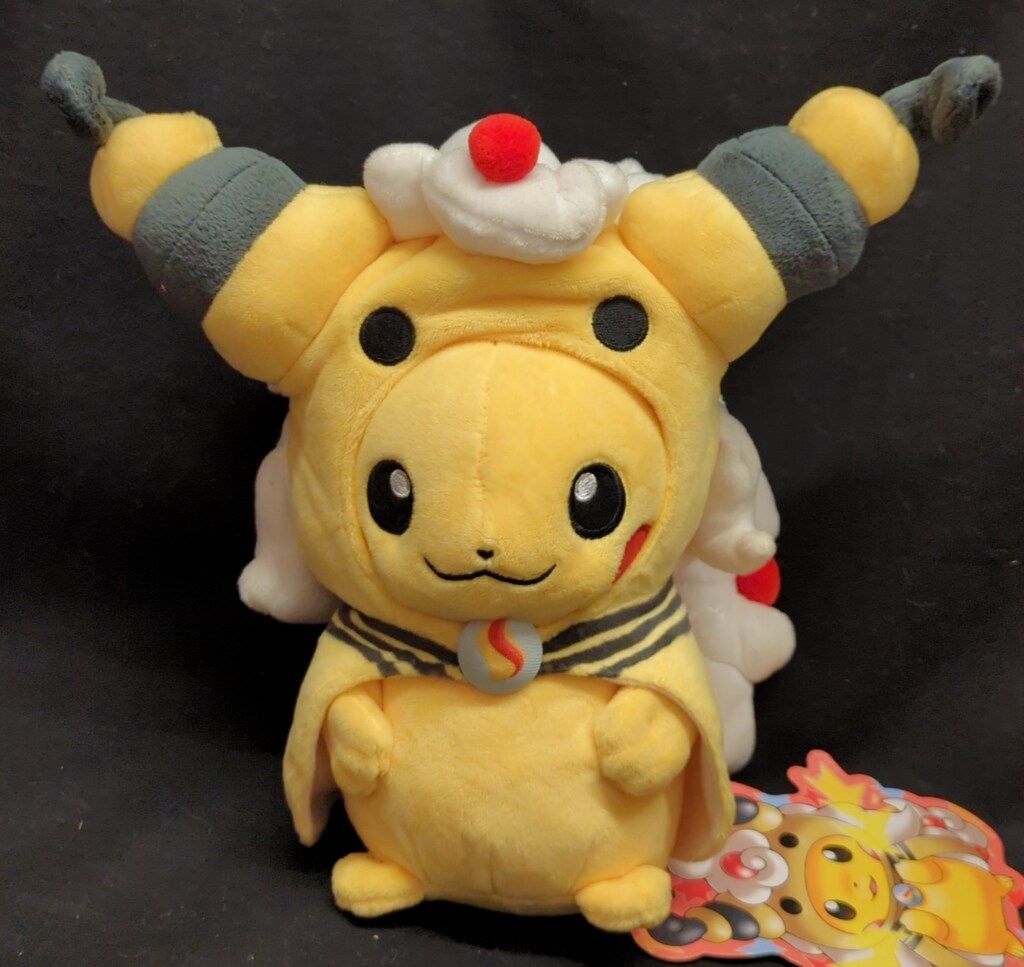 メガデンリュウのポンチョを着たピカチュウ ぬいぐるみ ポケモンセンター限定 ポケモンセンター ぬいぐるみ/ポンチョを着たピカチュウ