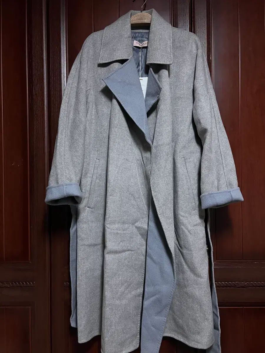 ジュヌセクワ 最高 カシミア コート カシミヤAラインコート 49AV JUNKO