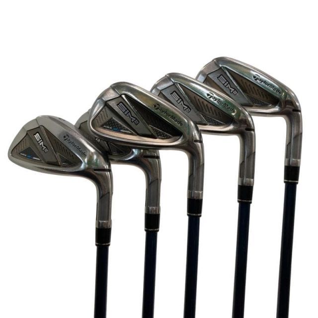 中古】 テーラーメイド SIM2 MAX 5S アイアンセット IR TENSEI BLUE