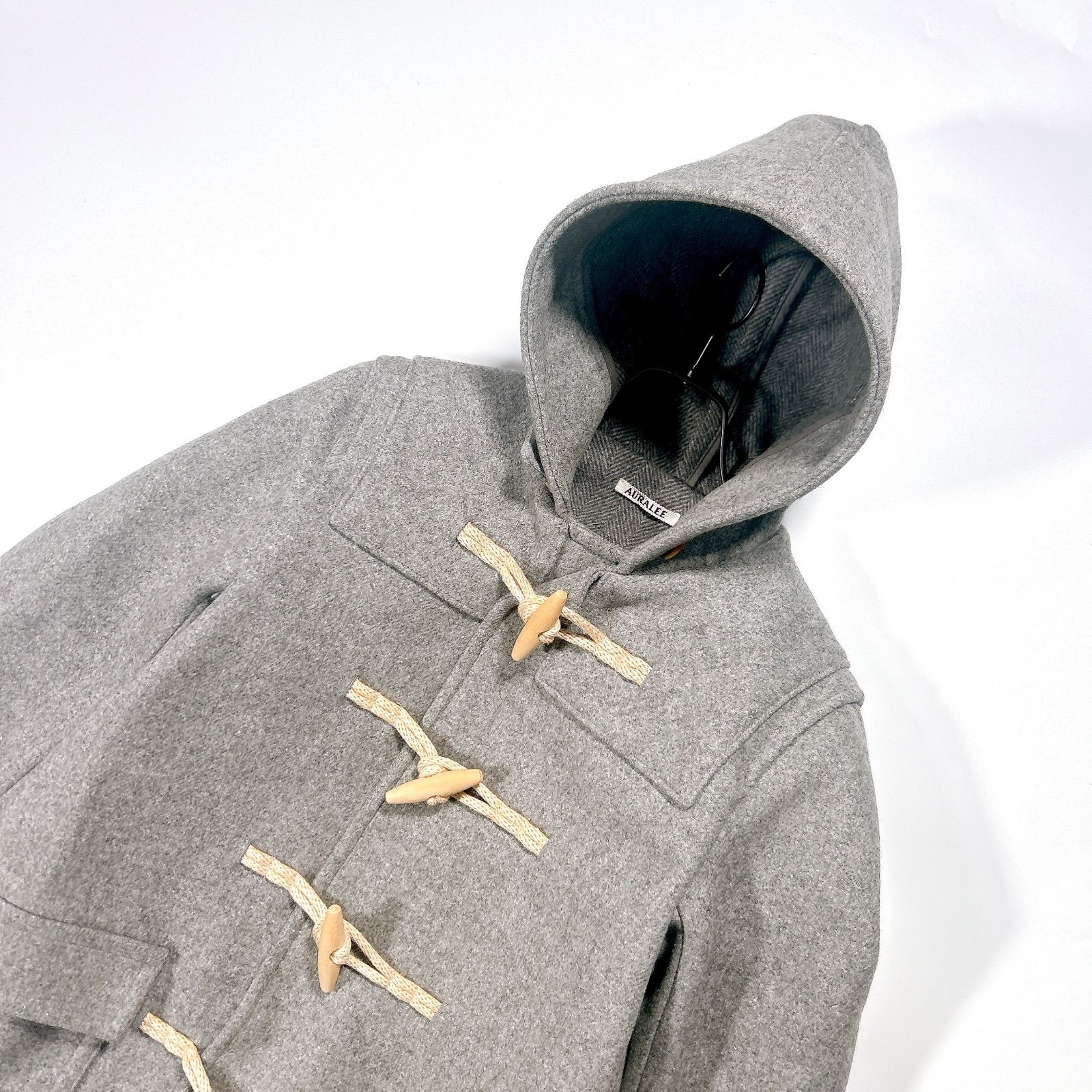 未使用級 AURALEE オーラリー HEAVY MELTON DUFFLE COAT ヘビー