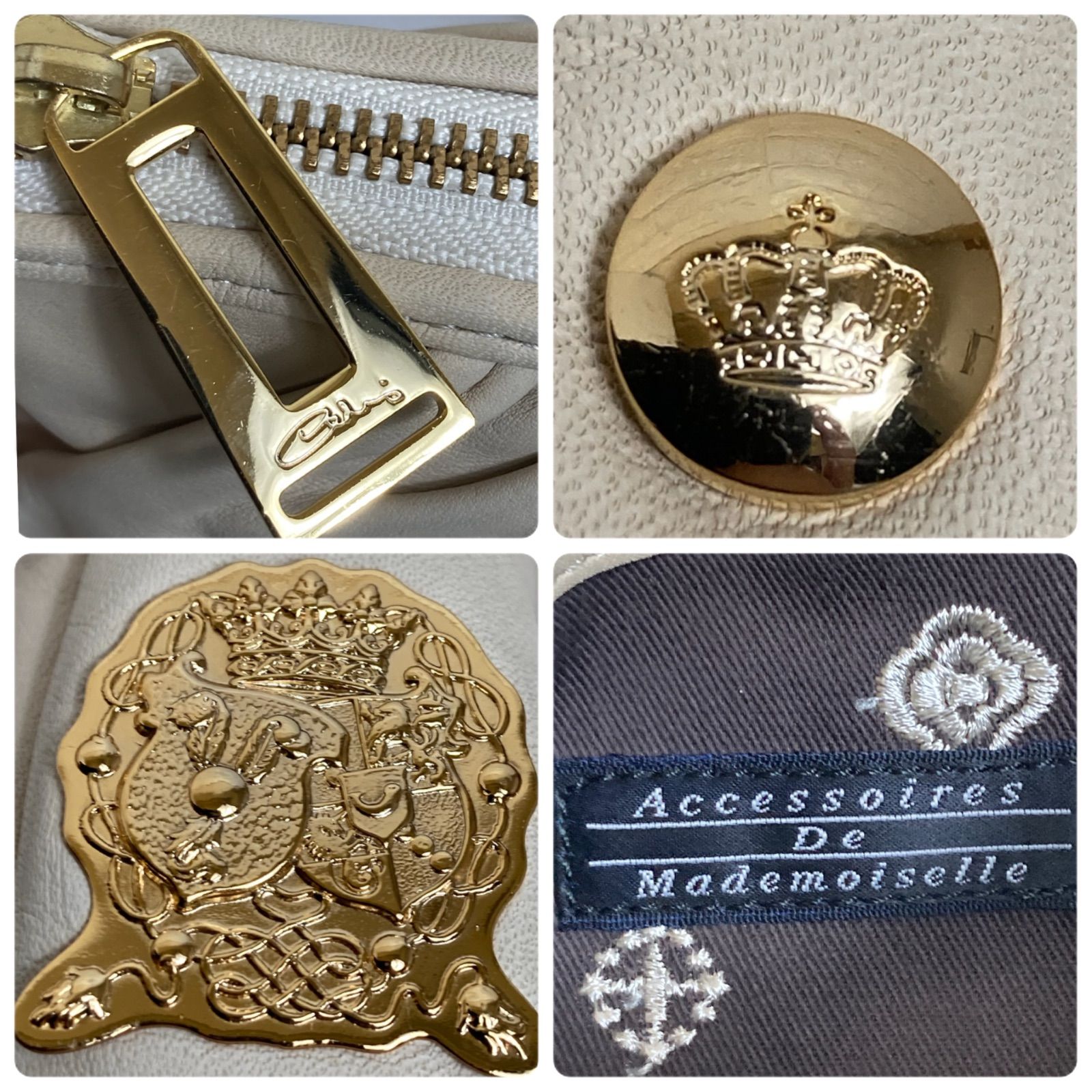 美品】A.D.M.J. アクセソワ ワンショルダーバッグ アクセサリーポーチ 