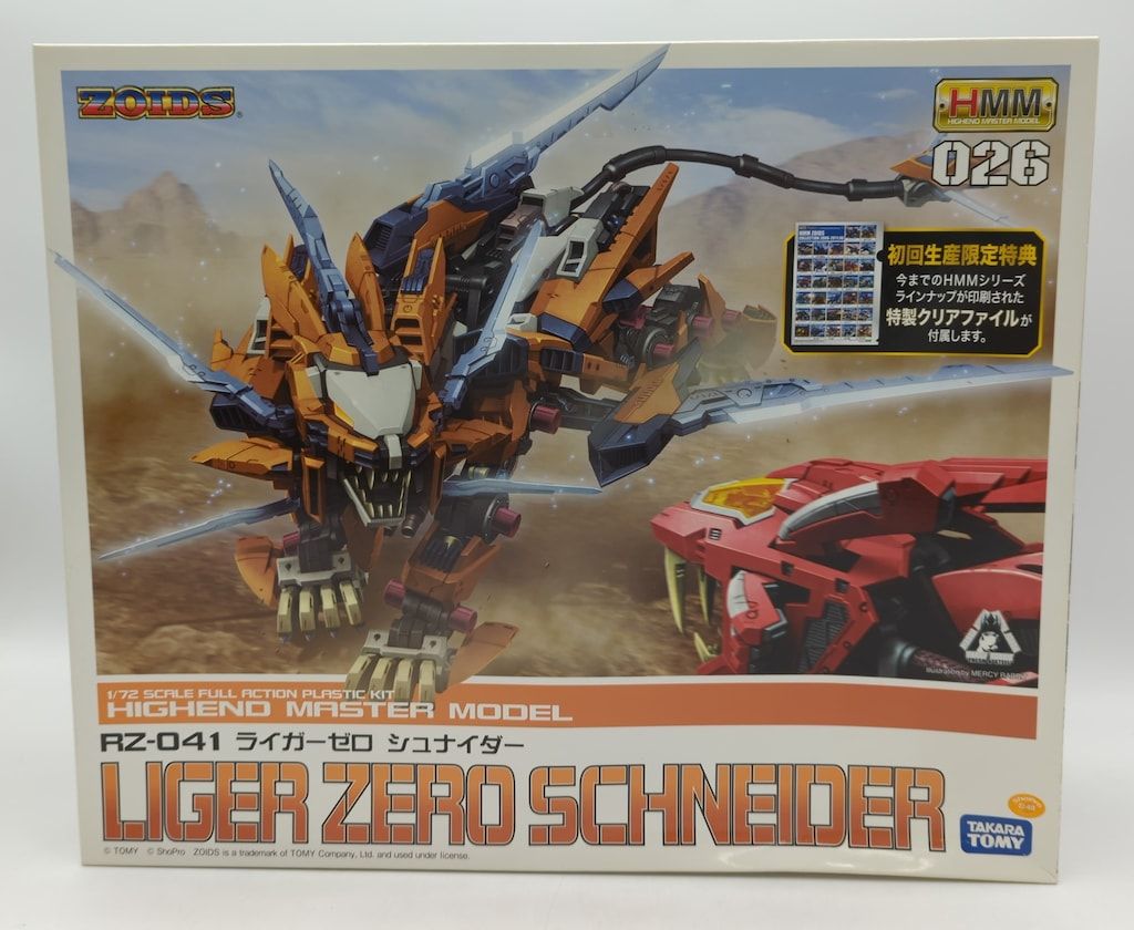 HMM【ライガーゼロシュナイダー】初回生産特典付き 再販】HMM RZ-041 ライガーゼロ シュナイダー マーキングプラスVer. 1