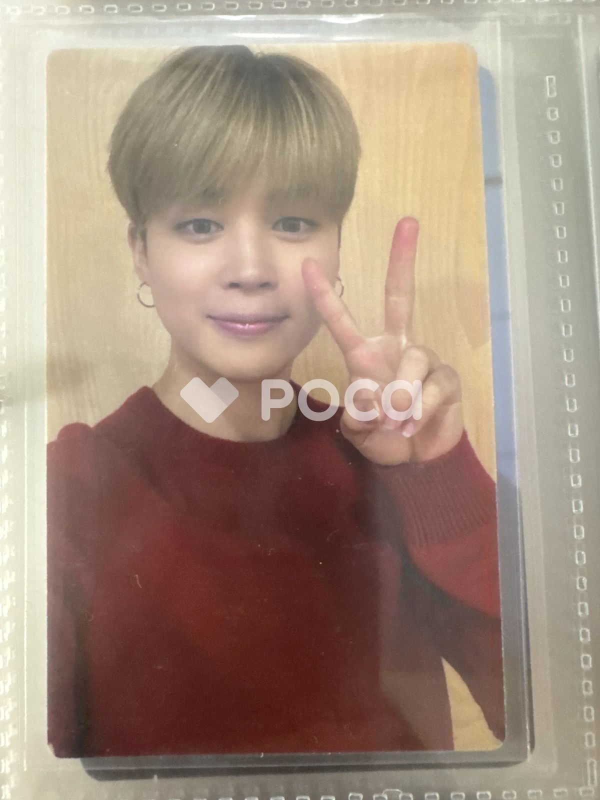 BE ラッキードロー トレカ sound wave m2u ジミン BE ラッキードロー