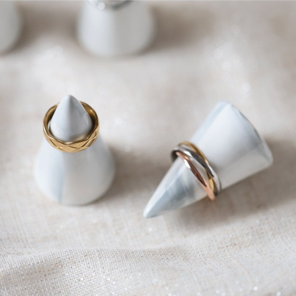 陶器 リング（2個） 花柄陶器ナプキンリング 5個セット シュガーポッド2個