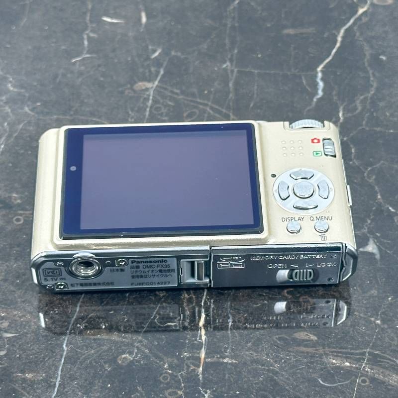 Panasonic 最高 LUMIX DMC-FX35 ゴールド 1010万画素 25mm広角 LEICA