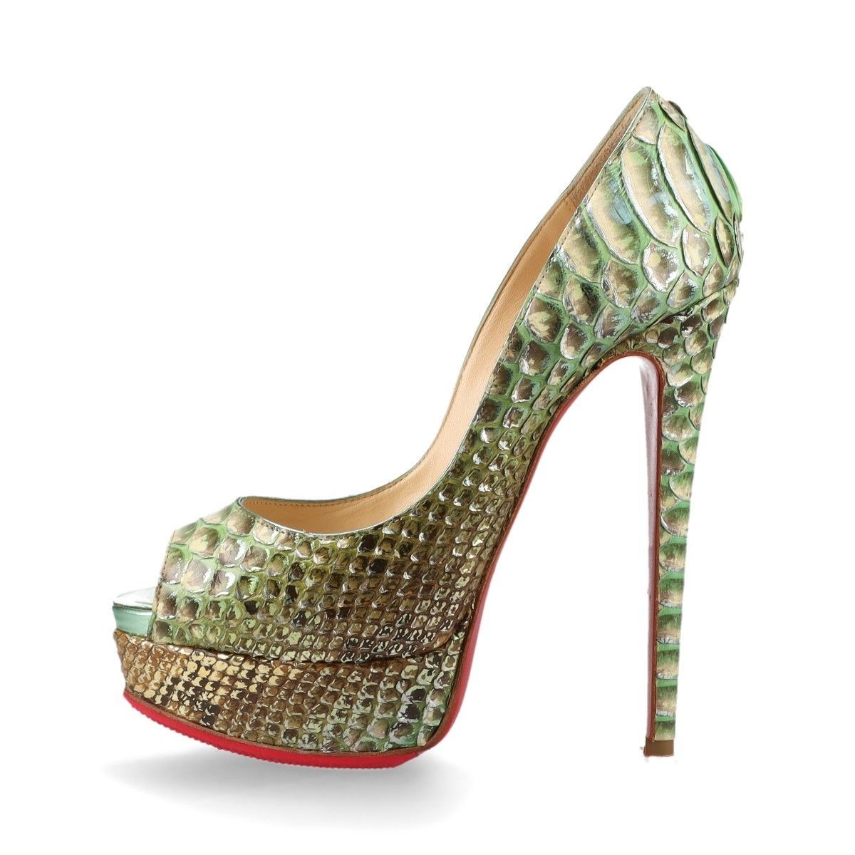 Christian Louboutin クリスチャンルブタン LADY PEEP 150 PYT