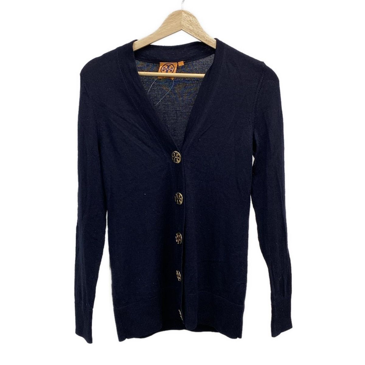 TORY BURCH(トリーバーチ) カーディガン サイズS レディース - ダーク