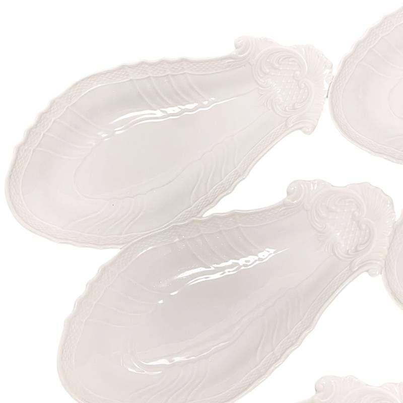 リチャードジノリ ベッキオホワイト ピクルスディッシュ ナス プレート