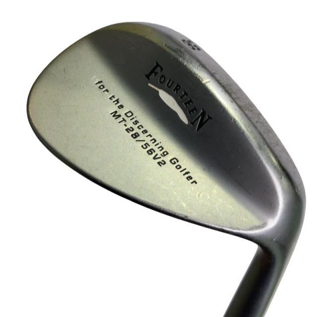 中古】 フォーティーン MT-28 V2(メッキ仕上げ) 56° ウェッジ WG
