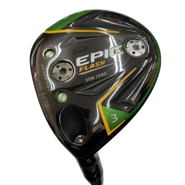 中古】 キャロウェイ EPIC FLASH SUBZERO 3W レフティ フェアウェイ