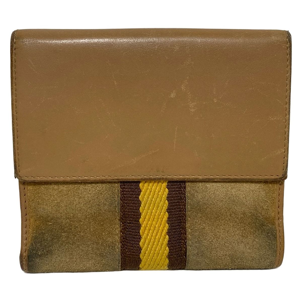 GUCCI(グッチ) 2つ折り財布 ジャッキー ブラウン×ダークブラウン