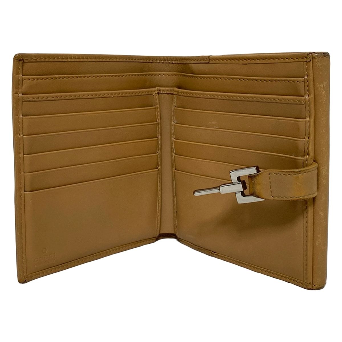 GUCCI(グッチ) 2つ折り財布 ジャッキー ブラウン×ダークブラウン