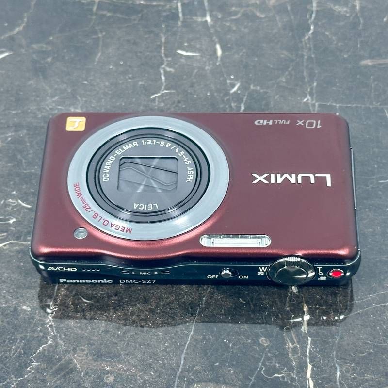 Panasonic LUMIX DMC-SZ7 ブラウン 光学10倍ズーム フルHD動画 薄型