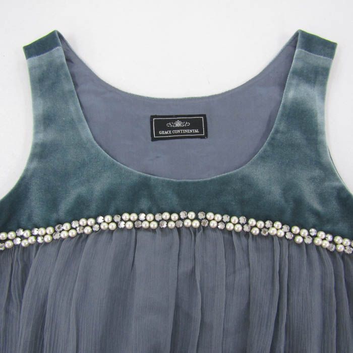 グレースコンチネンタル ワンピース 卸売 トップス ノースリーブ  
