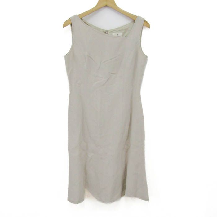 エムズグレイシー ワンピース トップス ノースリーブ リネン混 日本製  