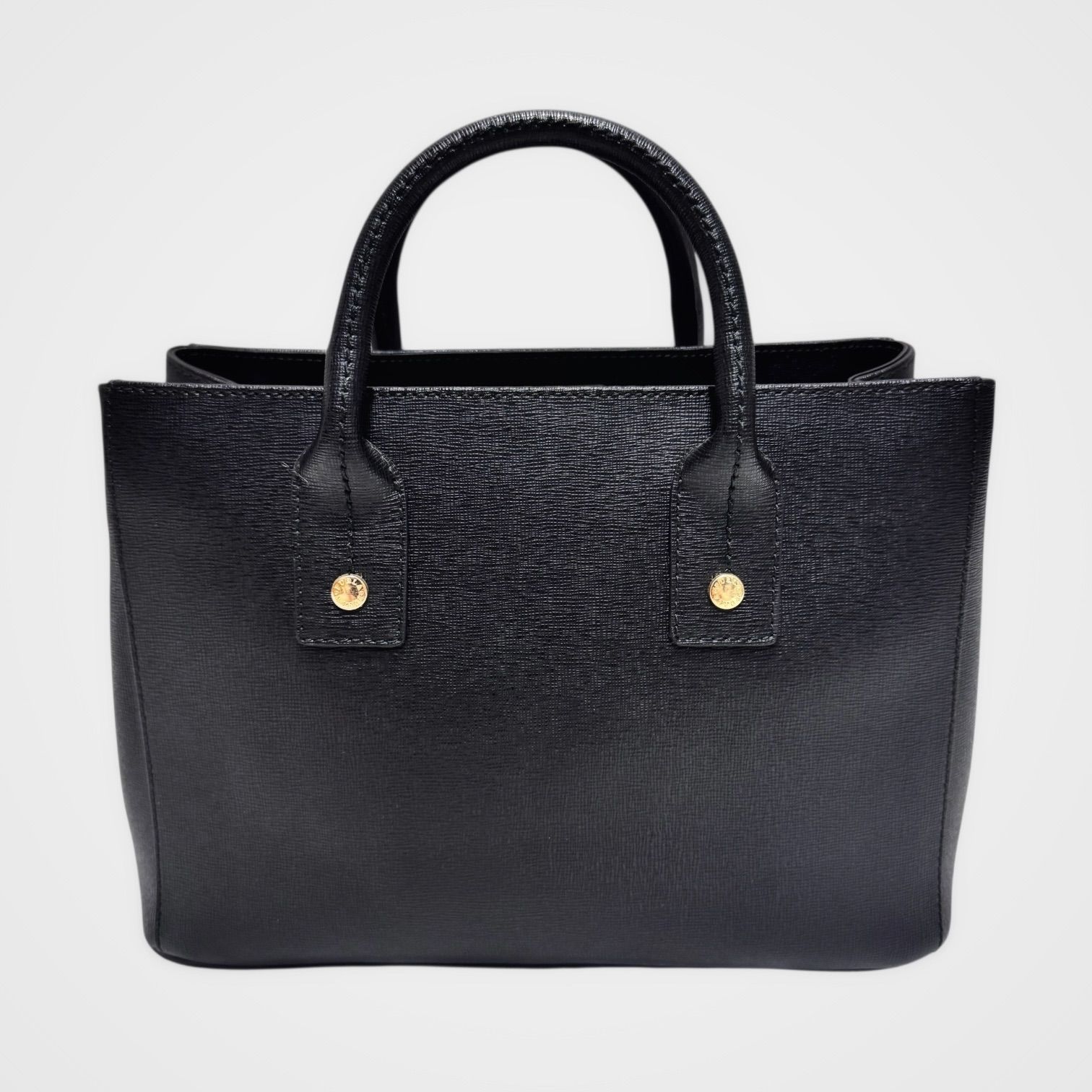 美品　FURLA ダフネ　L 黒 レザー ハンドバッグ 超美品！FURLA フルラ LINDA リンダ レザー ハンドバッグ トートバッグ