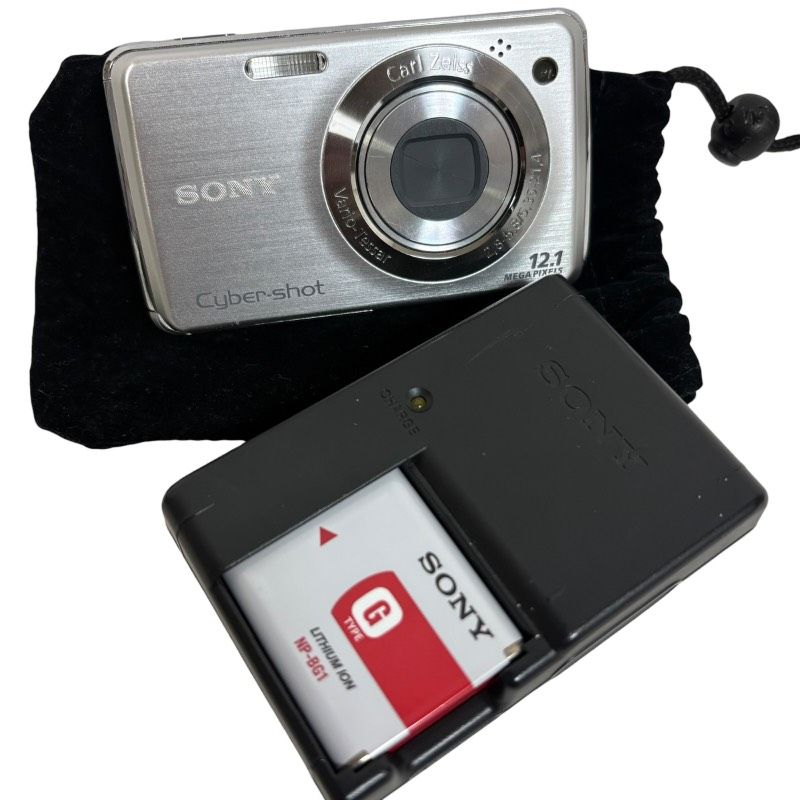 現状品】SONY ソニー Cyber-shot DSC-W220 シルバー 美品 撮影可能