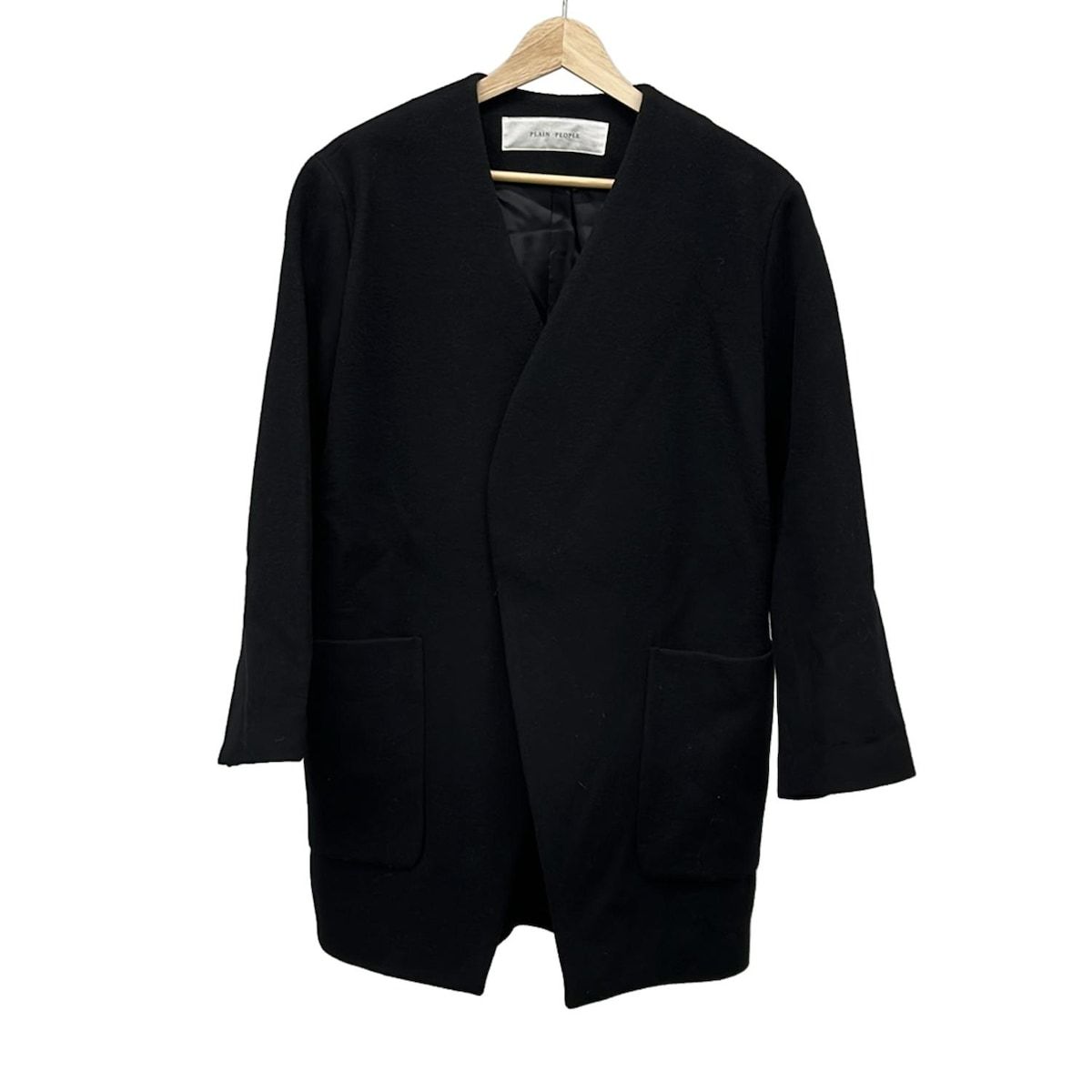 PLAIN PEOPLE(プレインピープル) コート サイズ2 M レディース - 黒
