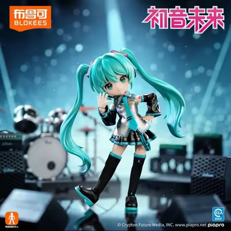 即納】Blokees 布魯可 初音ミク 綺遇版 可動フィギュア ブロック 公式