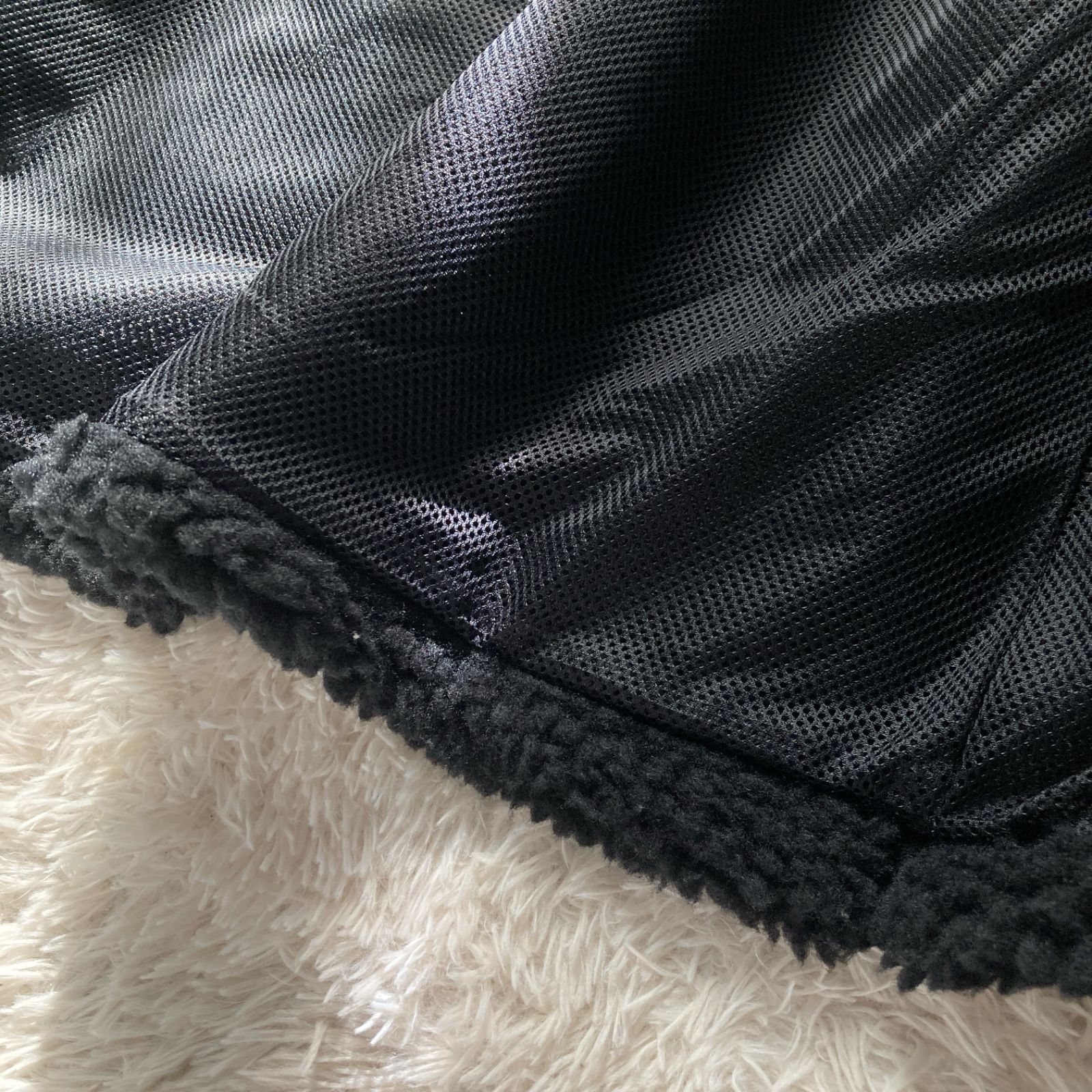 美品 ハイク HYKE ボアコート ロング 黒 ブラック レディース 1 M相当