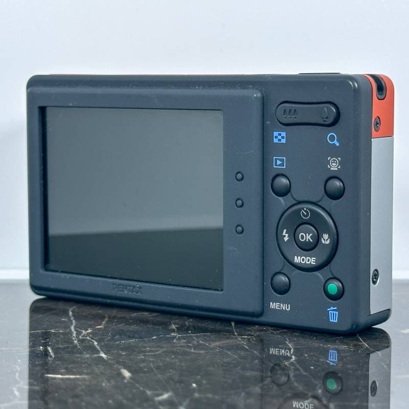 PENTAX ペンタックス Optio H90 オレンジ×シルバー 1210万画素 光学5倍