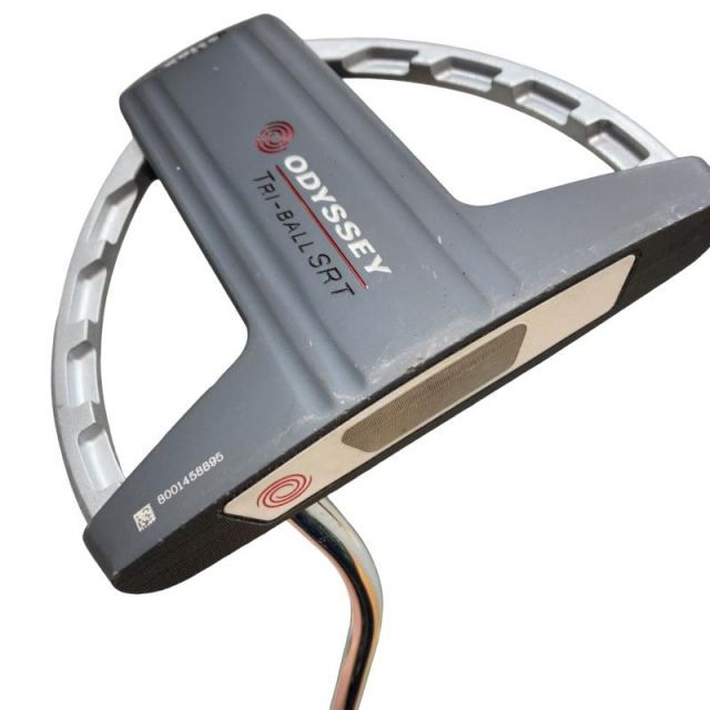 中古】 オデッセイ WHITE STEEL TRI-BALL SRT 33インチ パター PT