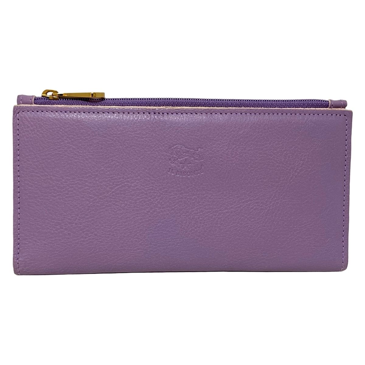 IL BISONTE(イルビゾンテ) 長財布 - ライトパープル レザー - メルカリ