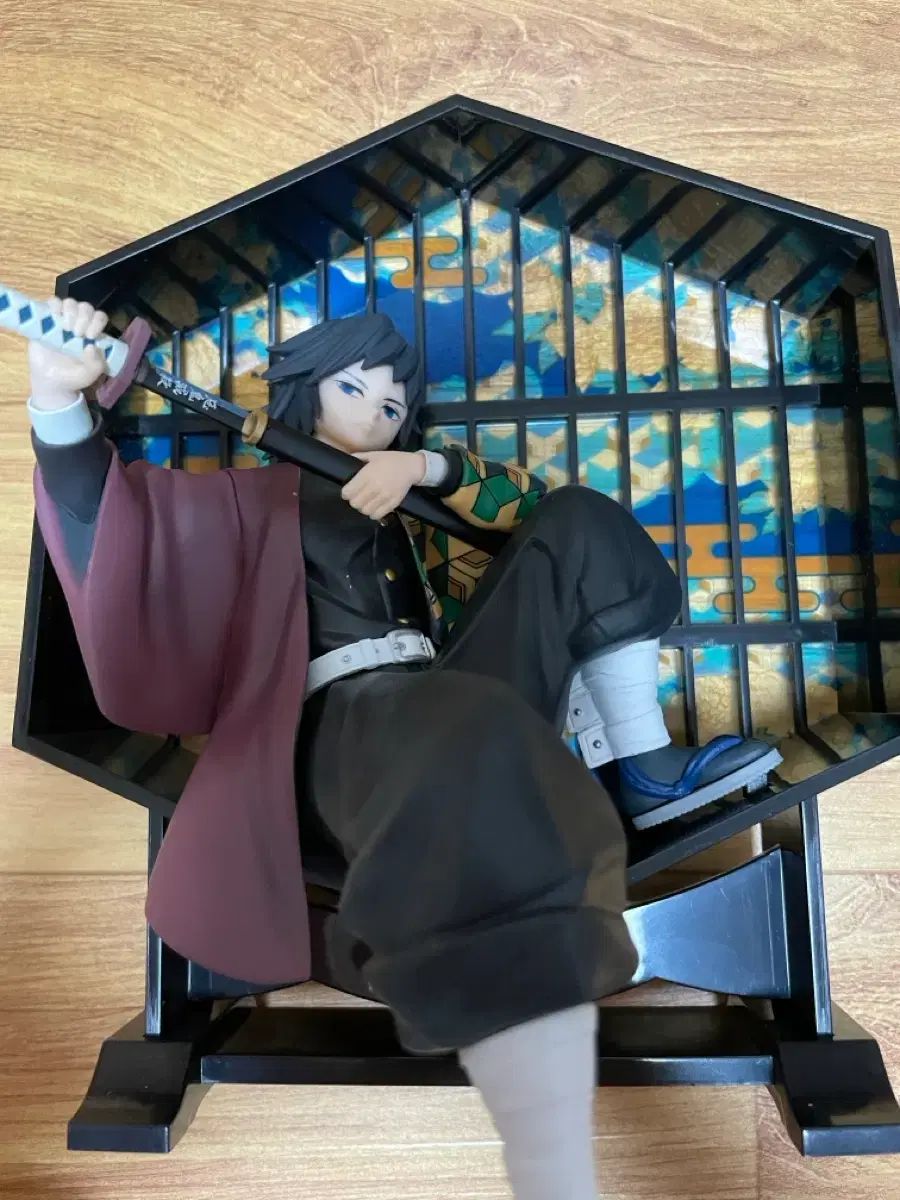 鬼滅の刃 鬼滅の刃 冨岡 配送 義勇 屏風 ラストワン フィギュア 一