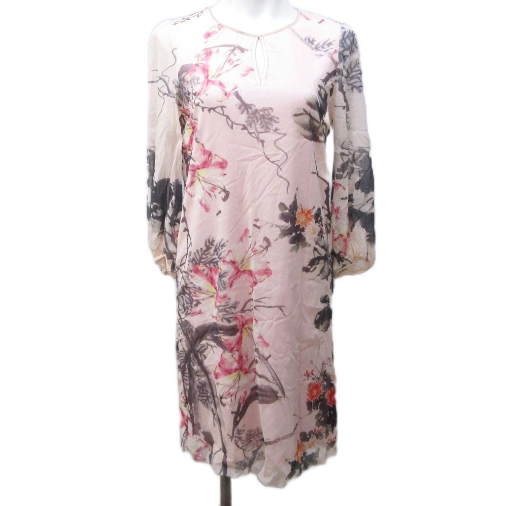 ヴィヴィアンタム VIVIENNE TAM ワンピース 花柄 総柄 切替 パワー