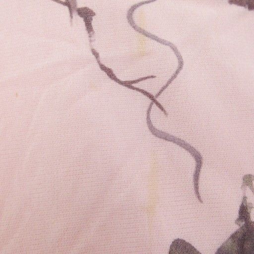 ヴィヴィアンタム ステンドグラスワンピース【0】パワーネット 花柄 スリット 美品 VIVIENNE TAM(ヴィヴィアンタムパワーネットワンピース38