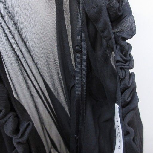 アドーア ADORE ドレス ドッキングワンピース シルク シアー 切替  