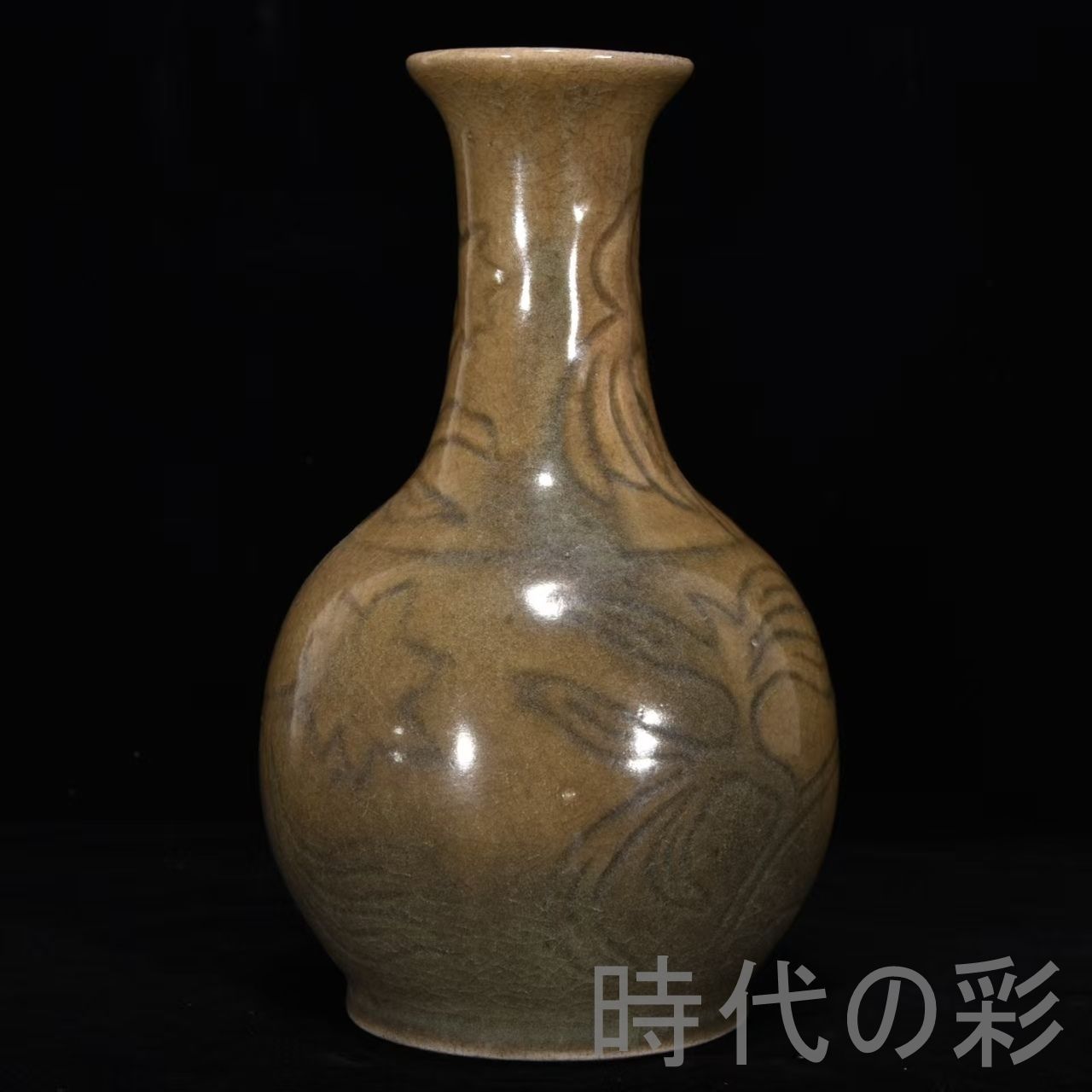 宋時代　影青釉　湖田窯　花口瓶　花瓶　花器　花入　時代　古物　唐物 宋時代 影青釉 湖田窯 花口瓶 花瓶 花器 花入 時代 古物 唐物 宋時代