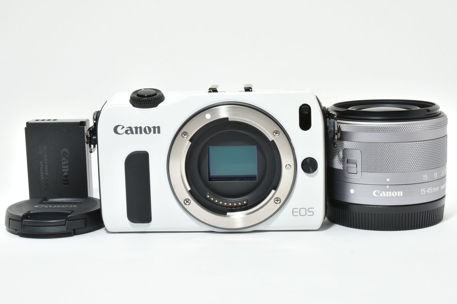 返品保証】☆極上美品☆ キヤノン CANON EOS M CANON EF-M 15-45mm F3