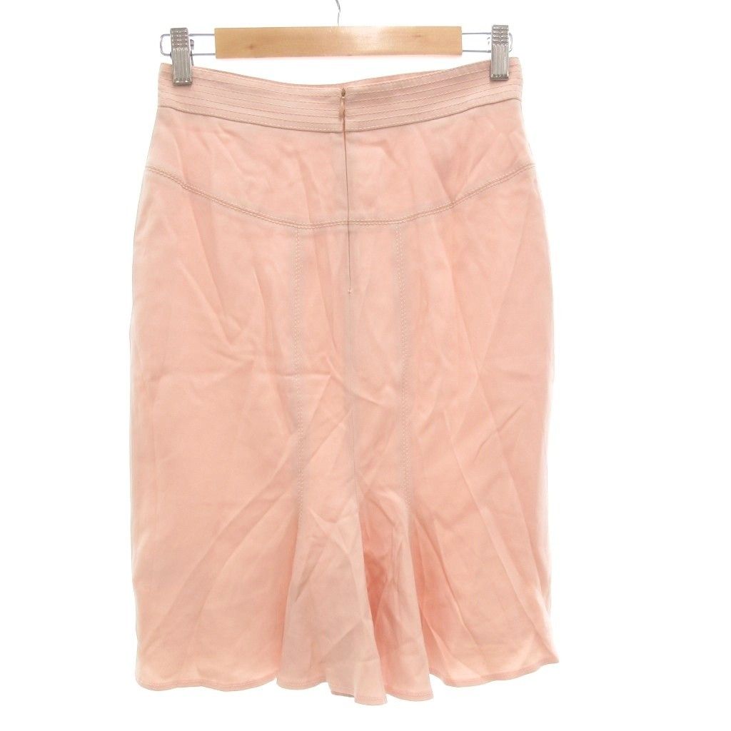 ブルマリン Blumarine タイトスカート ひざ丈 40 ピンク /NL □YHS9