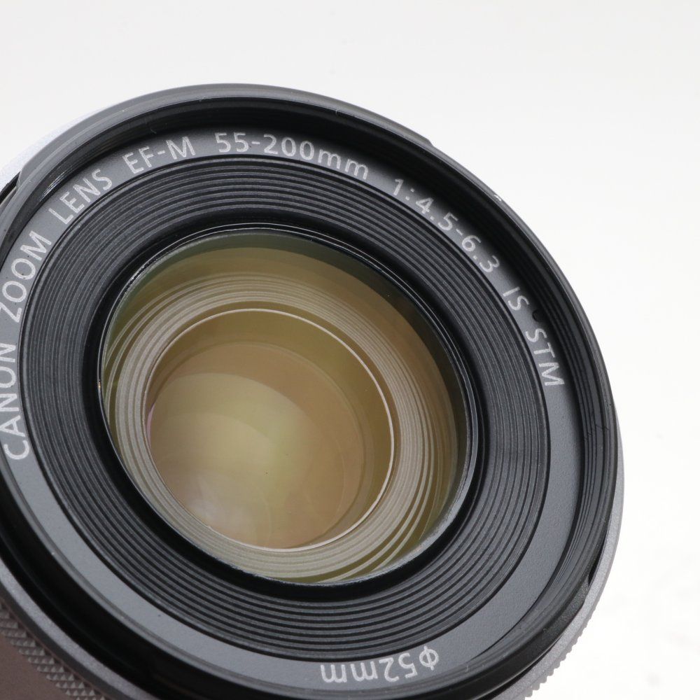 Canon EF-M 55-200mm IS STM ❤️シルバー 望遠レンズ yorozu-ya-onlineshop_canon-