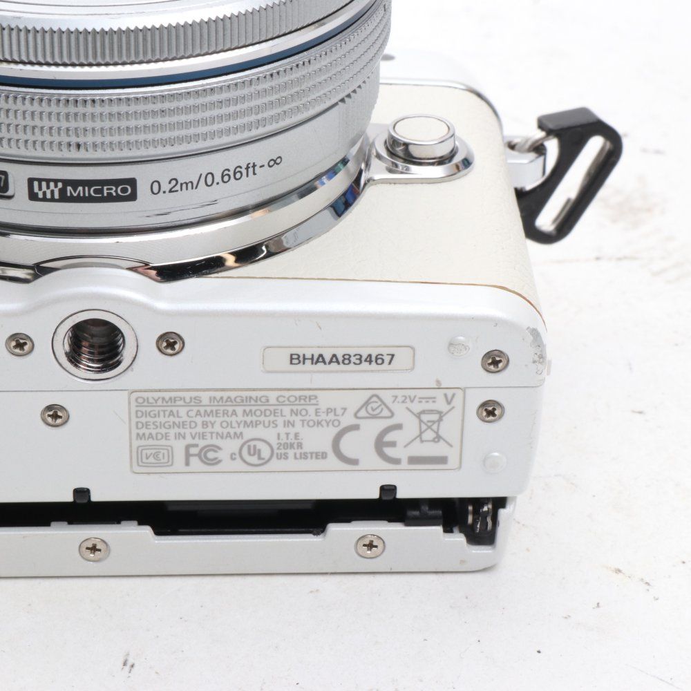 OLYMPUS ミラーレス一眼 PEN E-PL7 14-42mm EZレンズキット ホワイト E