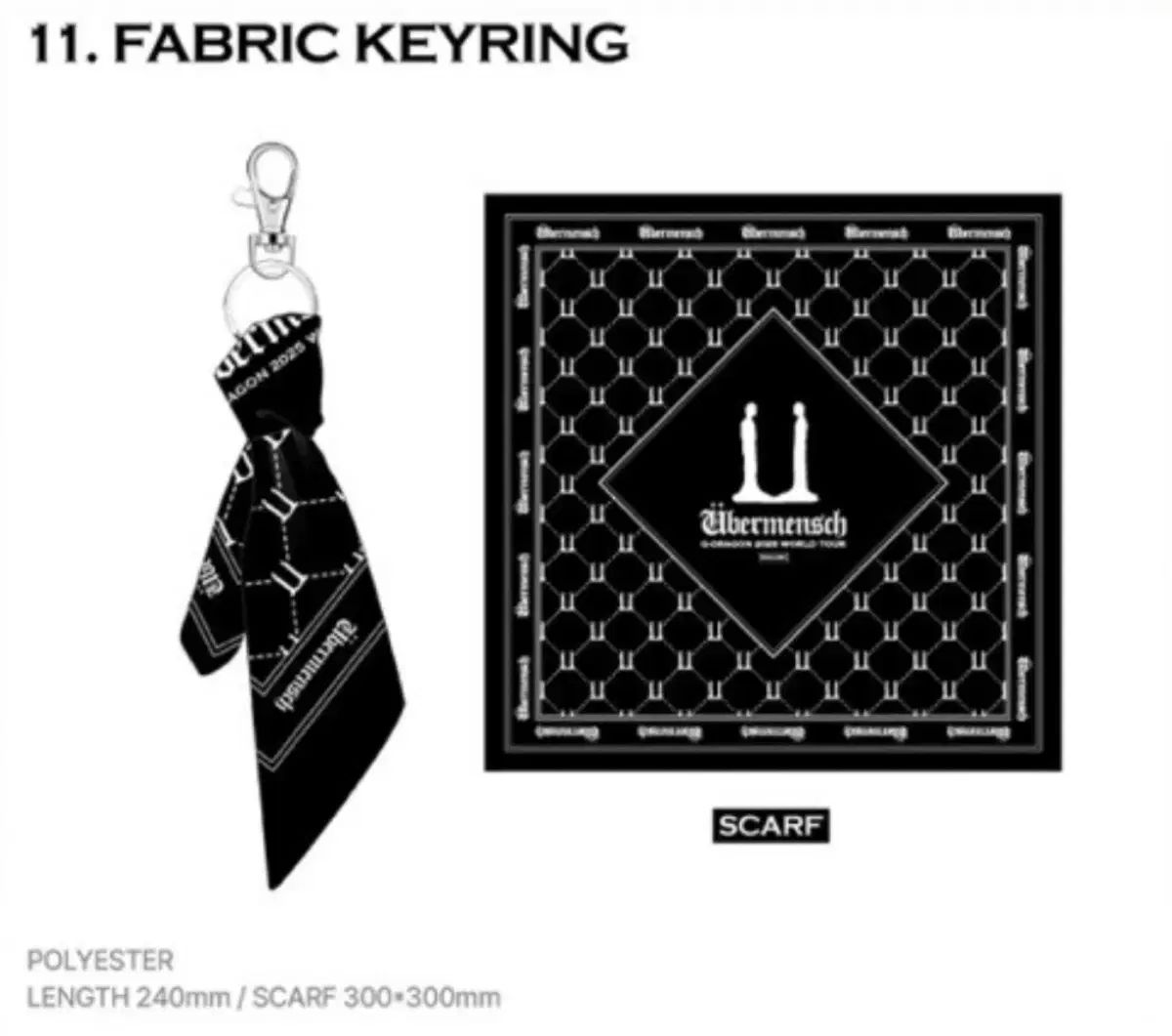 得価，新作 (未開封) G-DRAGON（ジードラゴン）ファブリック スカーフ キーホルダー その他