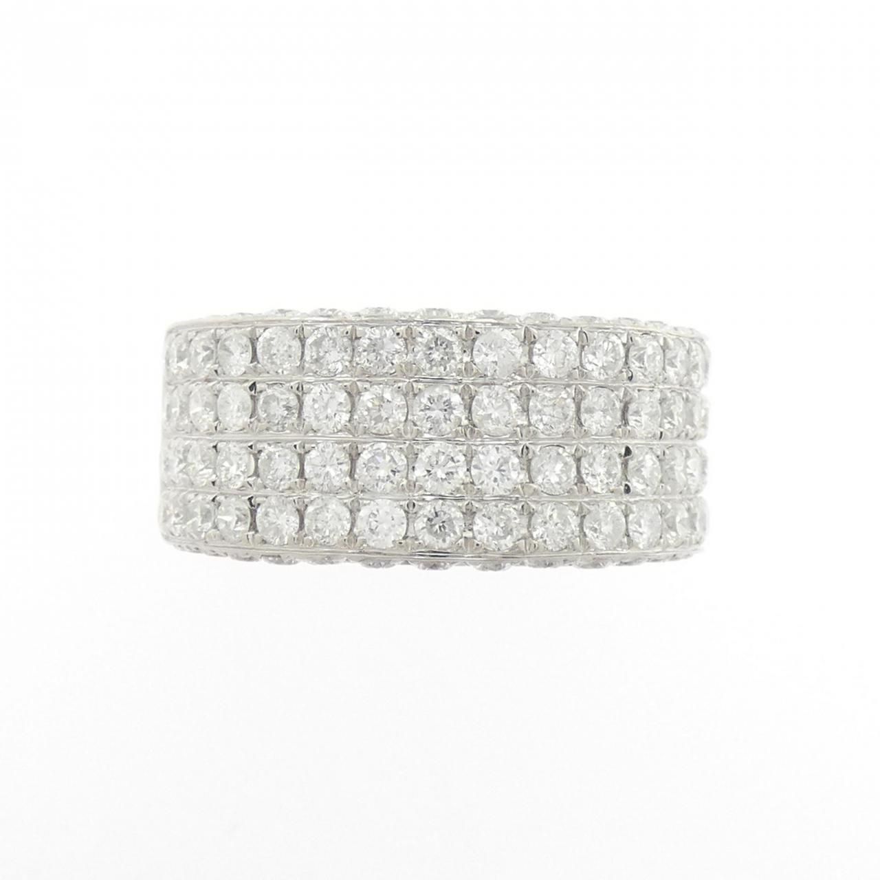 【新品】K18WG 2ct パヴェダイヤモンドリング K18WG パヴェ ダイヤモンド リング 2.00CT - メルカリ