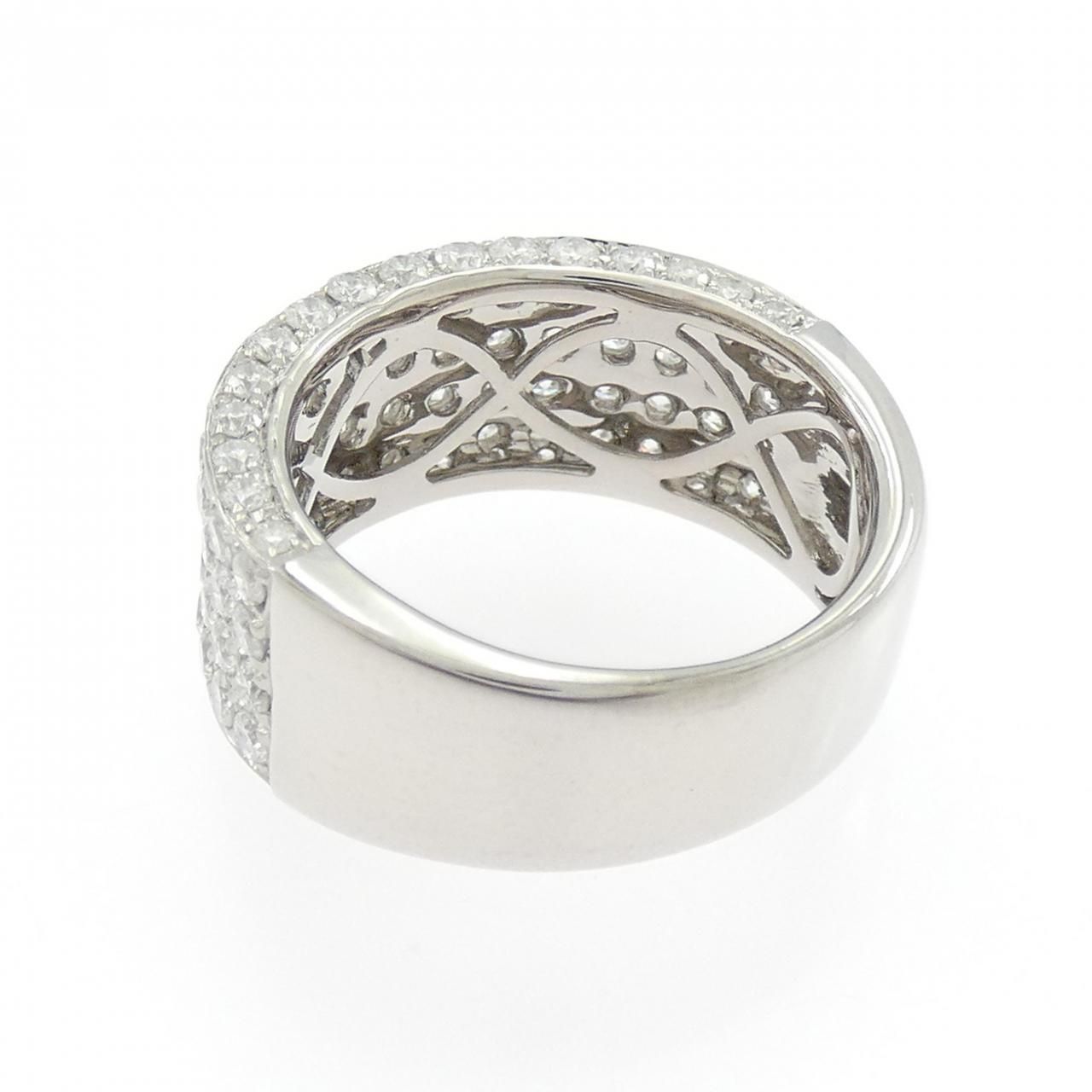 K18WG パヴェ ダイヤモンド リング 2.00CT - メルカリ